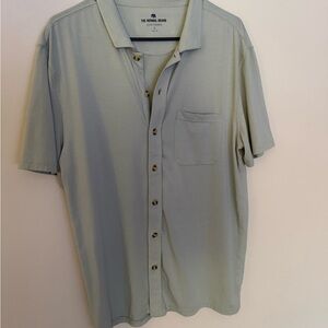 The Normal Brand Sage Green Casual Button Down Shirt